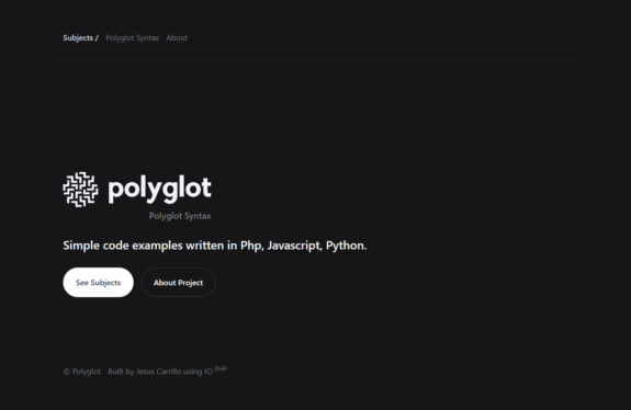Project polyglot-syntax